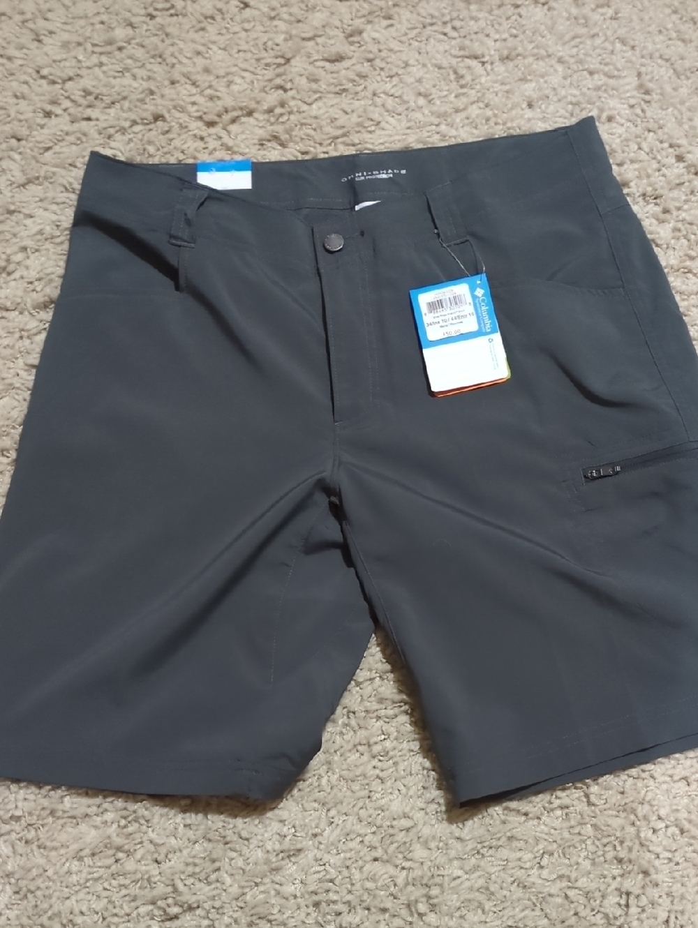 Men's Columbia Silver Ridge Stretch Shirt 34 Waist 10 Inch Shorts